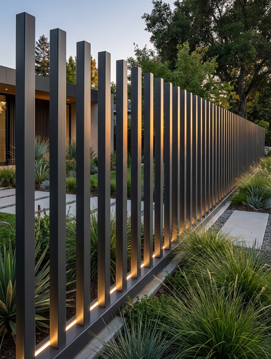 Grundstück mit Gartenanlage — Zaunprojekt planen